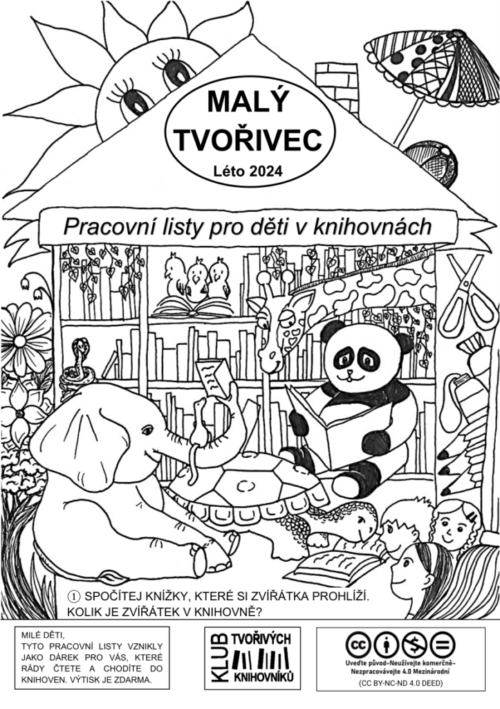 Knihovna- časopis Malý tvořivec-Léto 2024