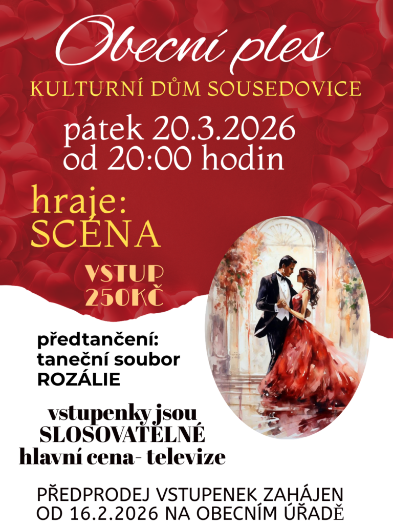 Obecní ples- 20.3.2026