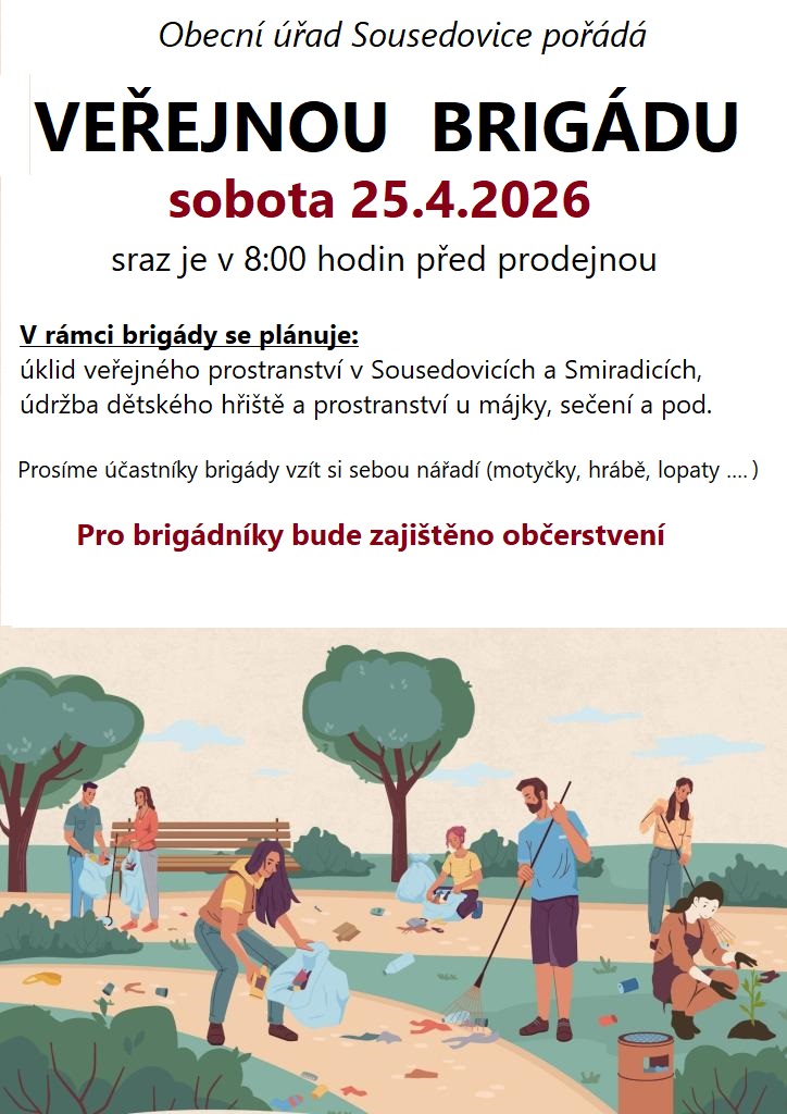 VEŘEJNÁ BRIGÁDA 25.4.2026