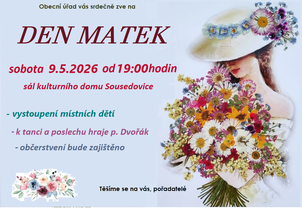 Plakát Den matek 9.5.2026